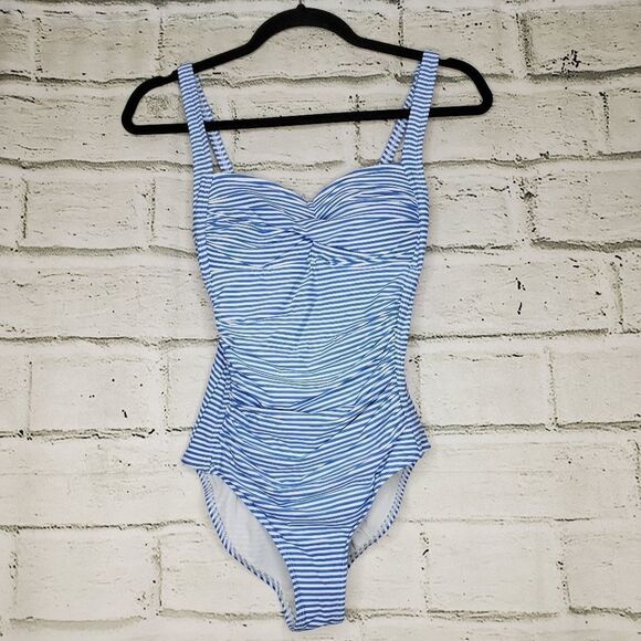 NipTuck One piece striped bathing suit size 4 - Picture 9 of 9